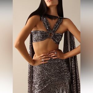 Indo western sangeet outfit